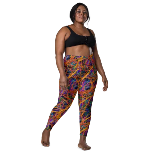 Spectral Weave on a Leggings with Pockets