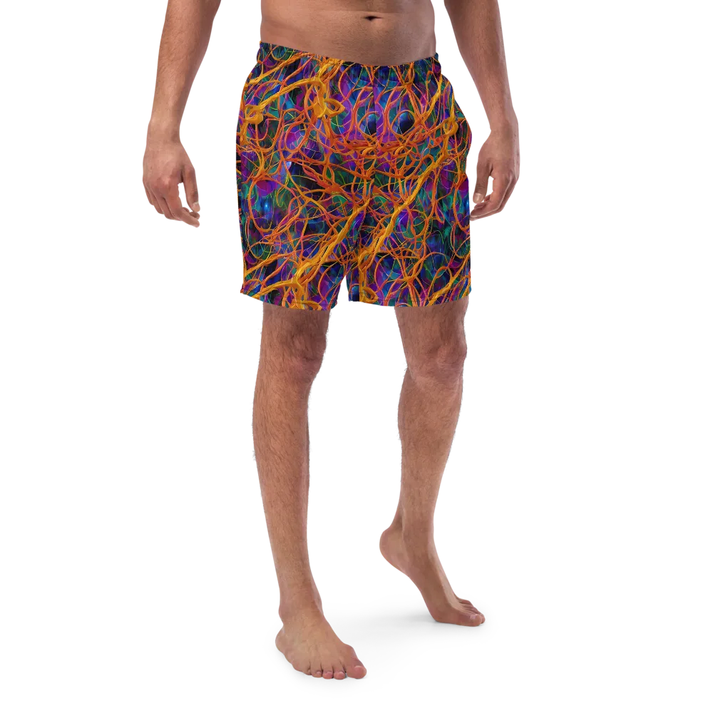 Spectral Weave on Swim Trunks — Front