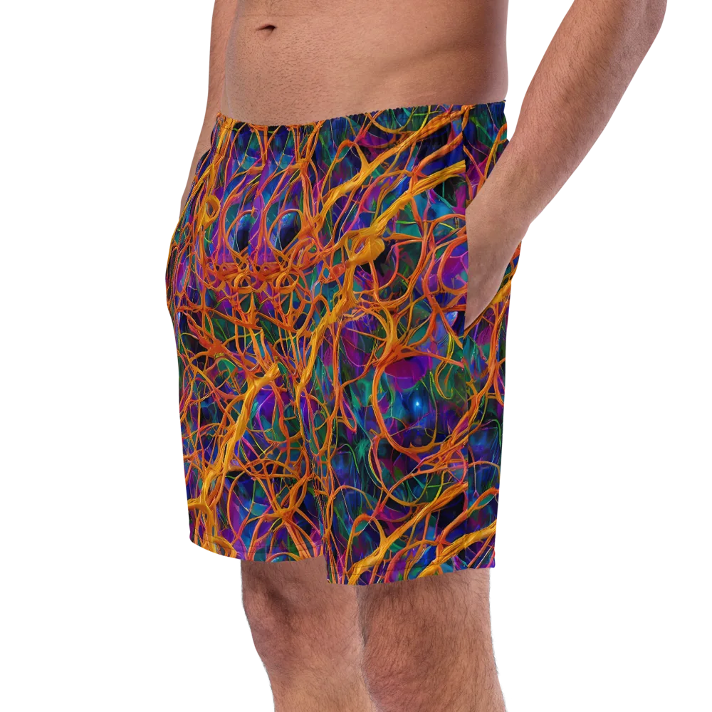 Spectral Weave on Swim Trunks — Left Front