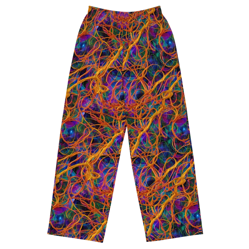 Spectral Weave on Wide-Leg Pants — Front