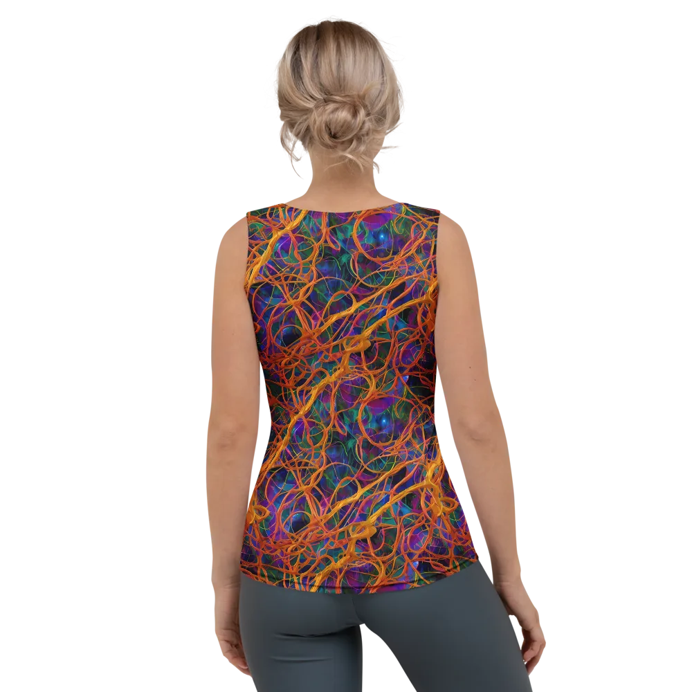 Spectral Weave on Women's Tank Top — Back