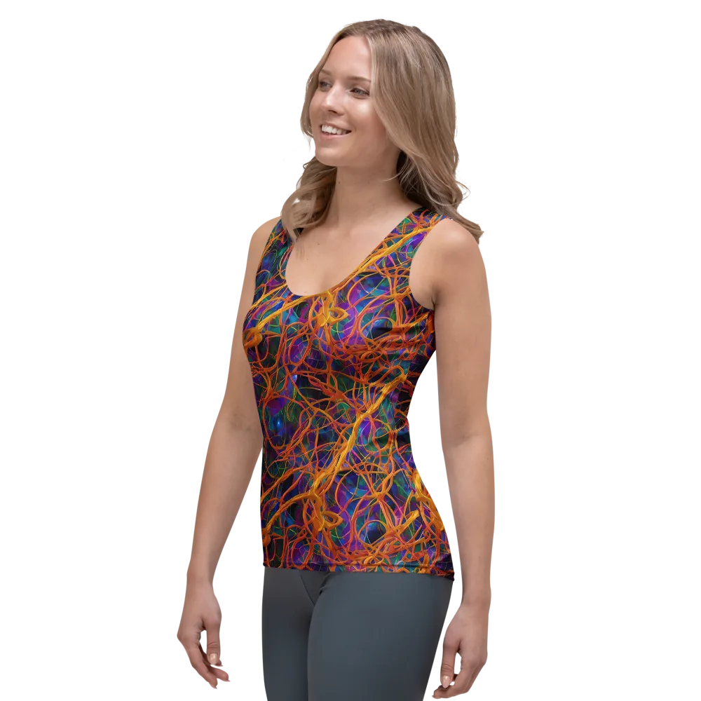 Spectral Weave on Women's Tank Top — Left Front