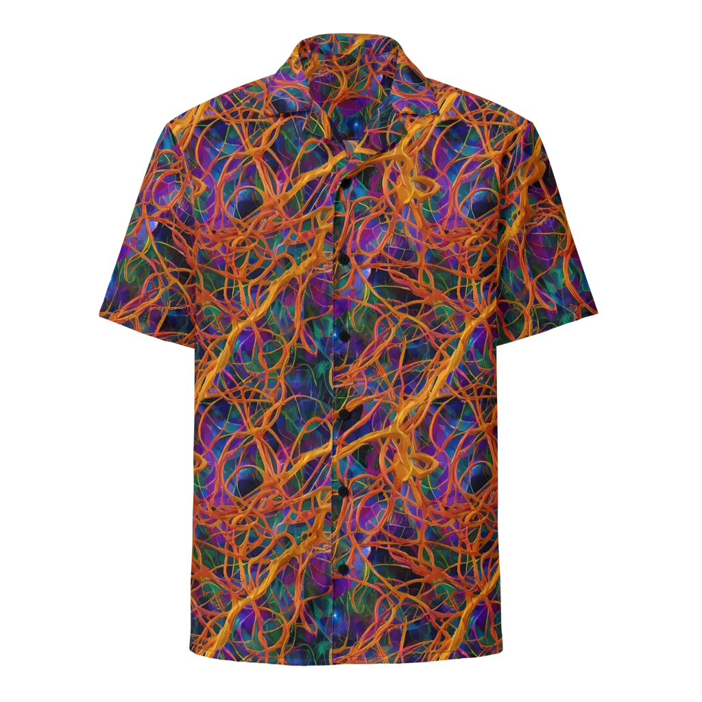 Spectral Weave on Button Shirt — Front