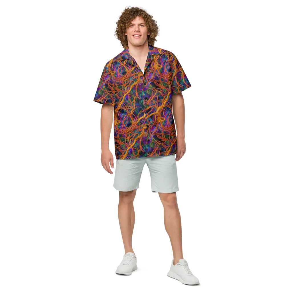 Spectral Weave on Button Shirt — Front
