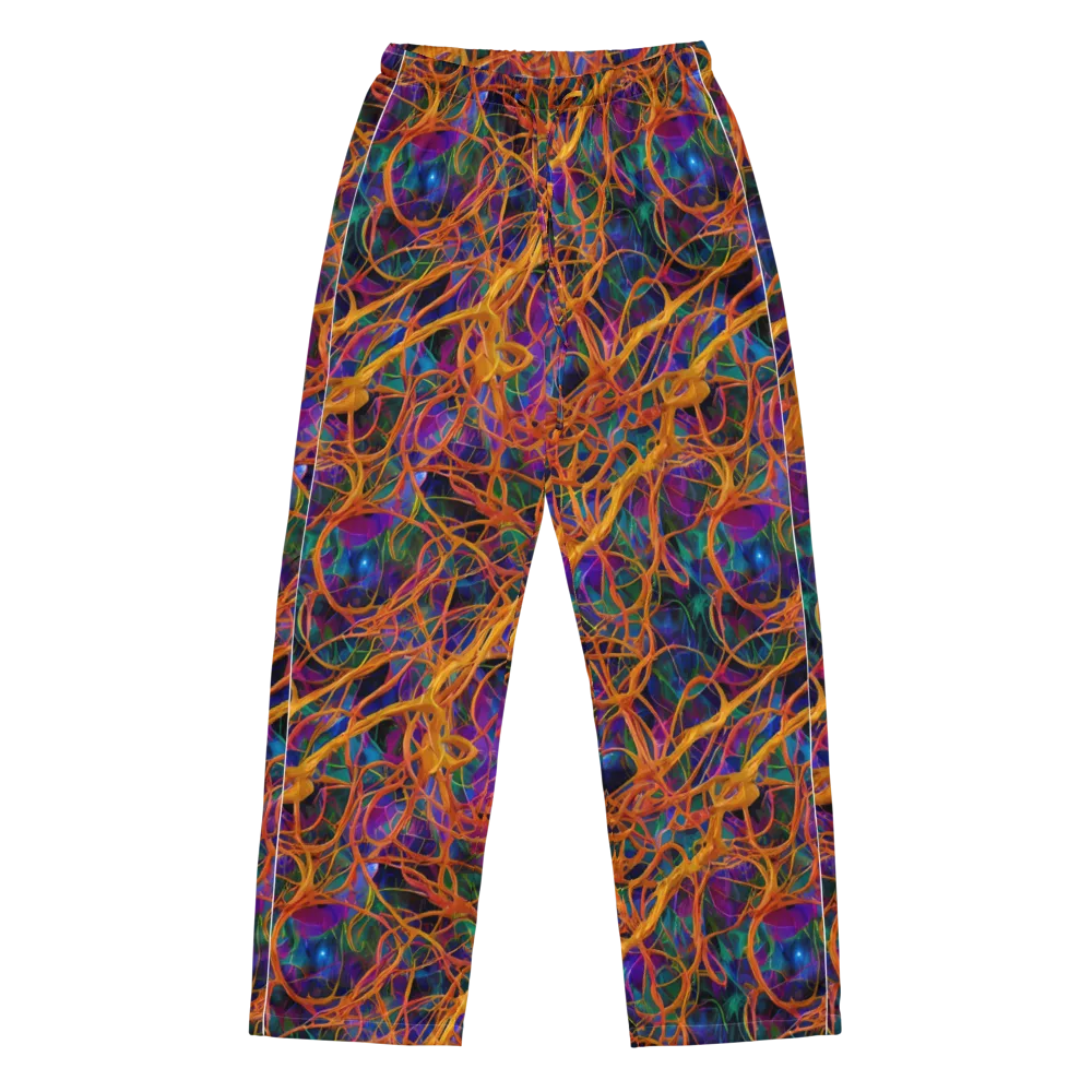 Spectral Weave on Women's Pajama Pants — Front