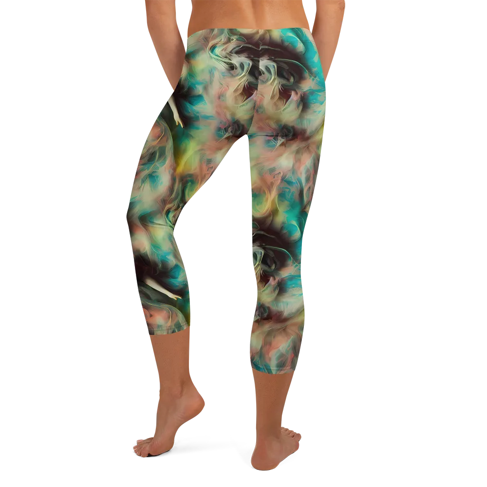 Enchanted Fusion on Capri Leggings — Back