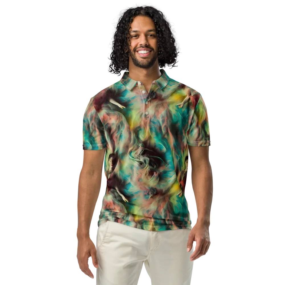 Enchanted Fusion on Men's Slim Fit Polo Shirt — Front