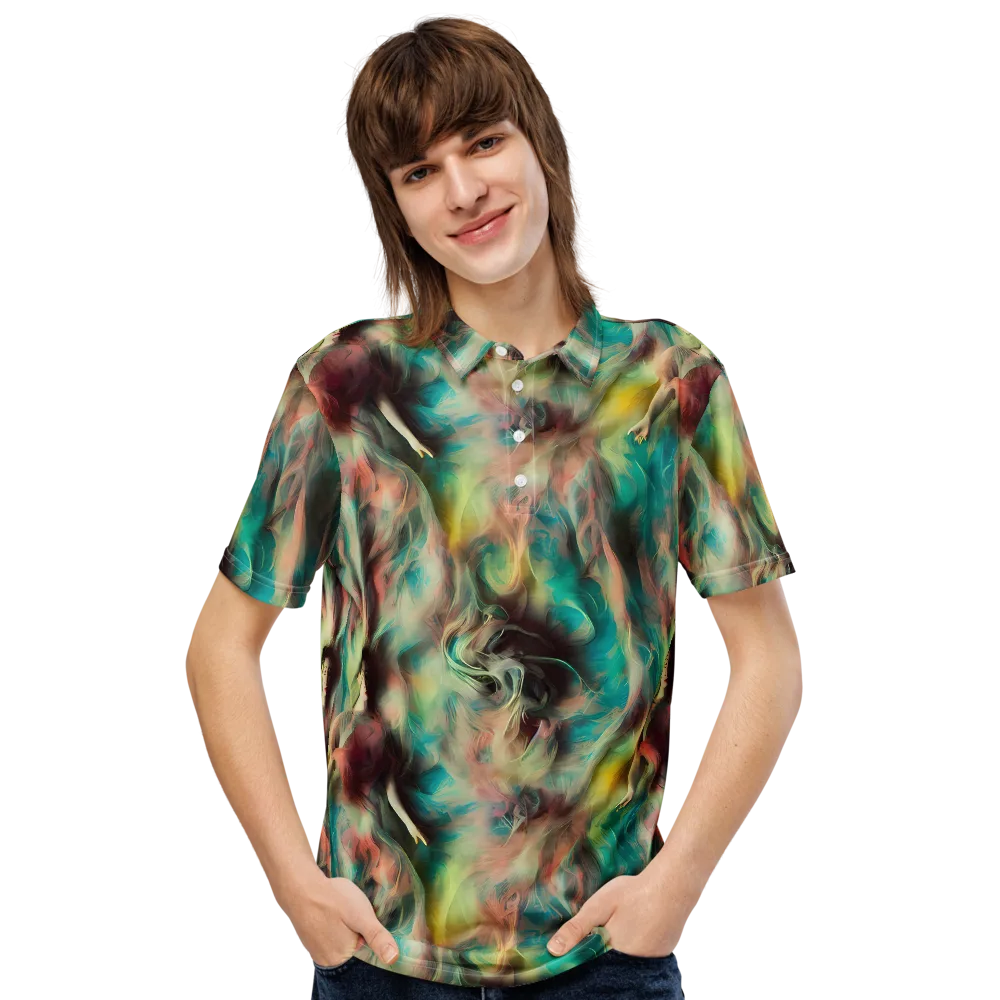 Enchanted Fusion on Men's Slim Fit Polo Shirt — Front