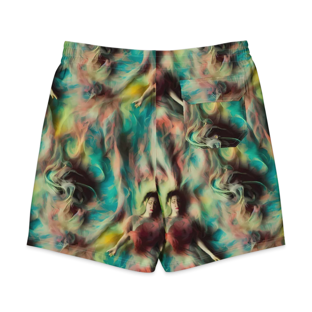 Enchanted Fusion on Men's Board Shorts — Back