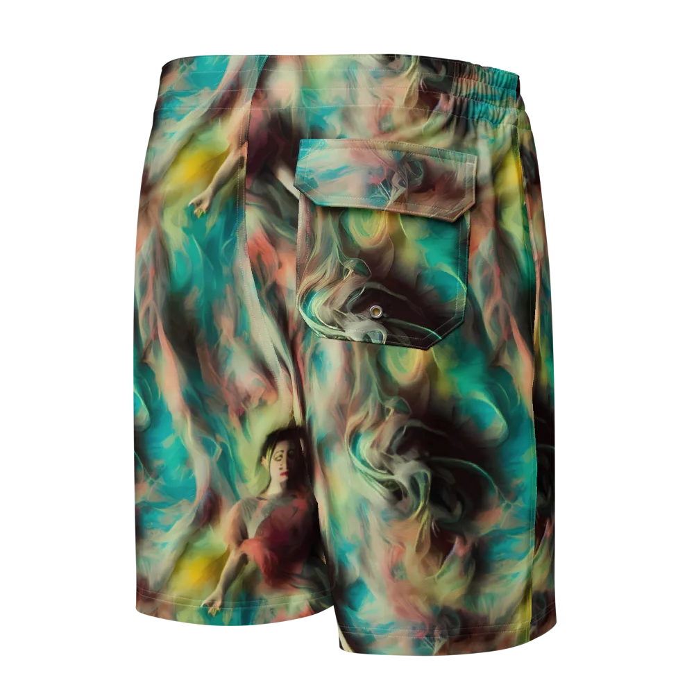 Enchanted Fusion on Men's Board Shorts — Back