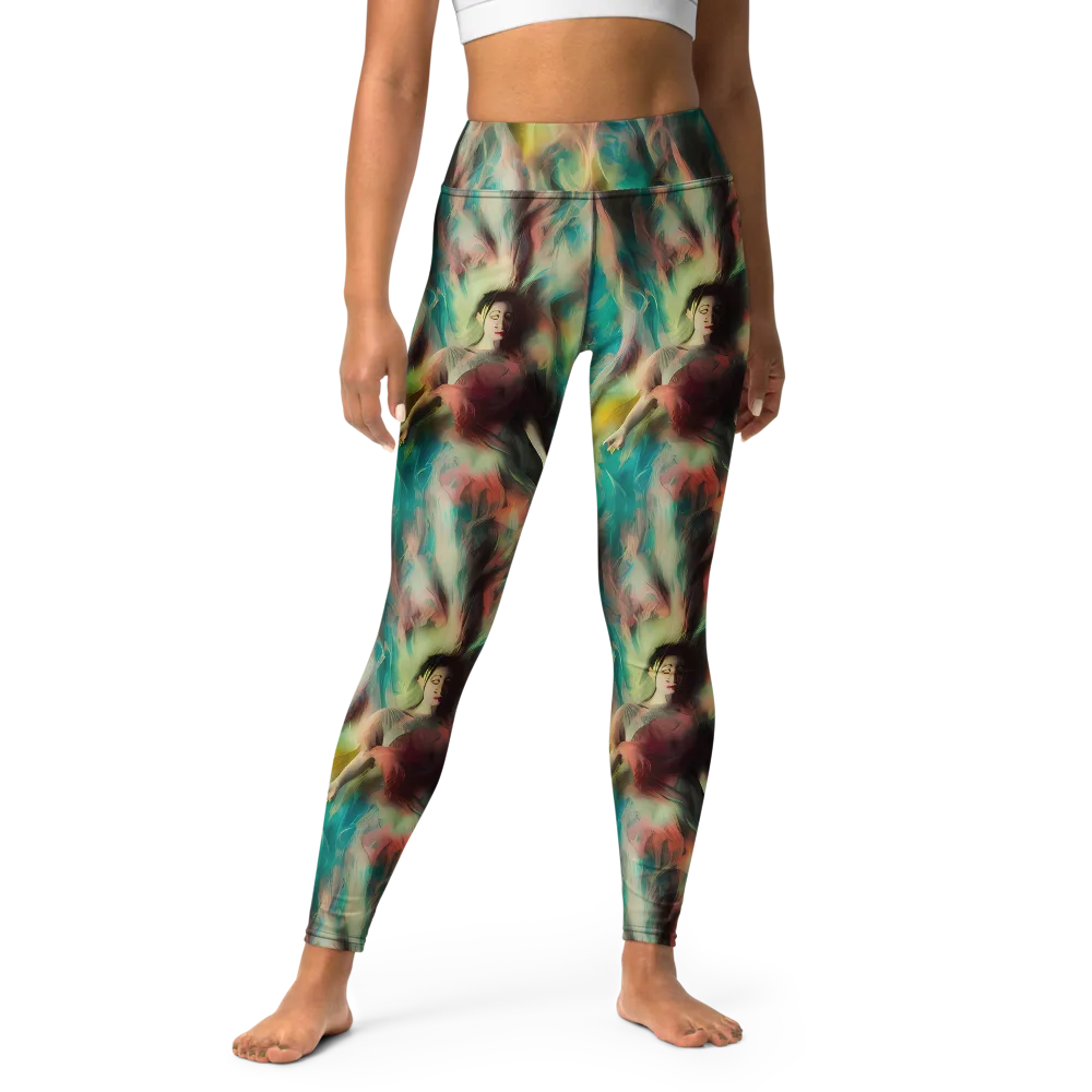 Enchanted Fusion on Yoga Leggings — Front