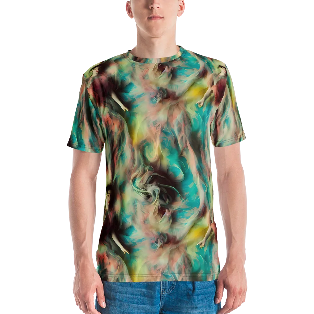 Enchanted Fusion on Men's Crew Neck T-Shirt — Front
