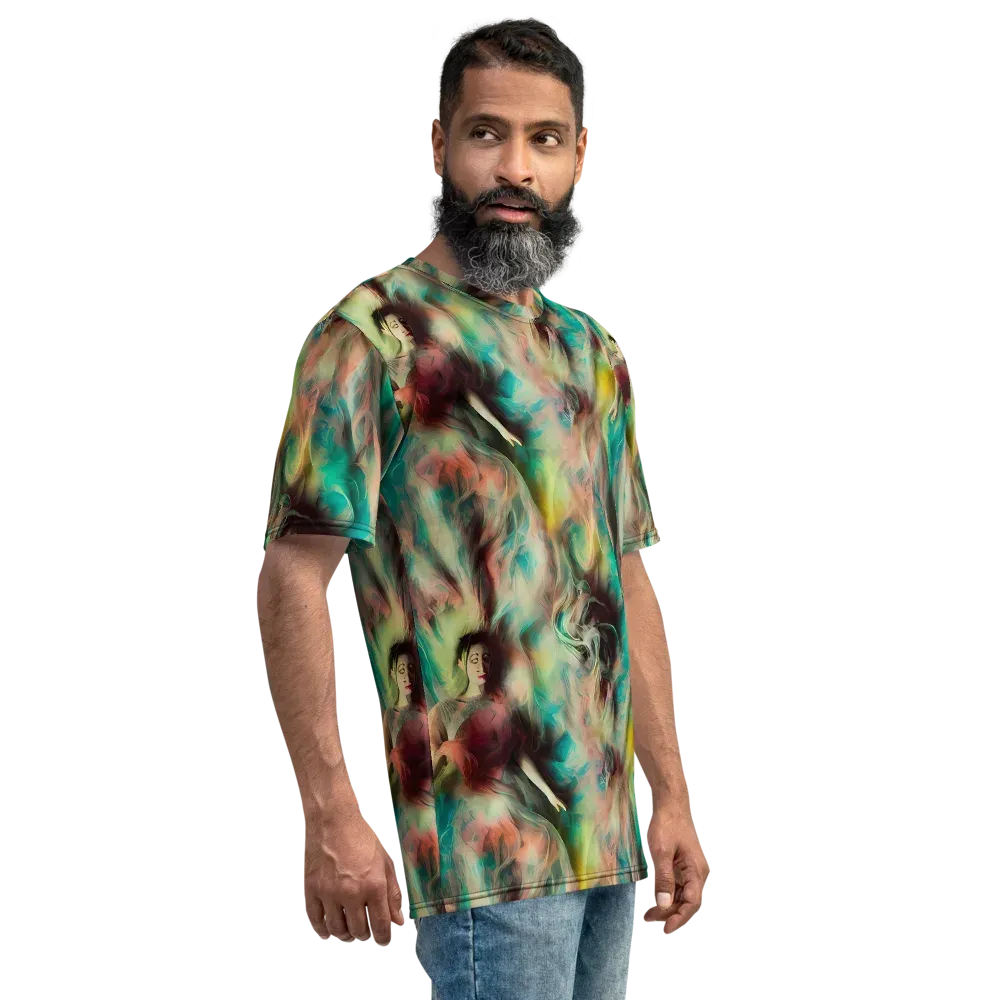Enchanted Fusion on Men's Crew Neck T-Shirt — Right