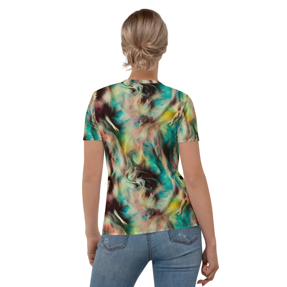 Enchanted Fusion on Women's Crew Neck T-Shirt — Back