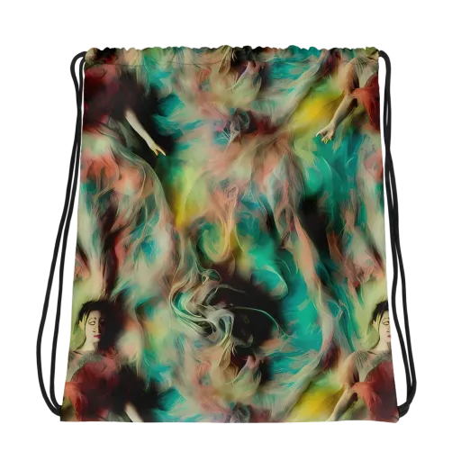 Enchanted Fusion on a Drawstring Bag