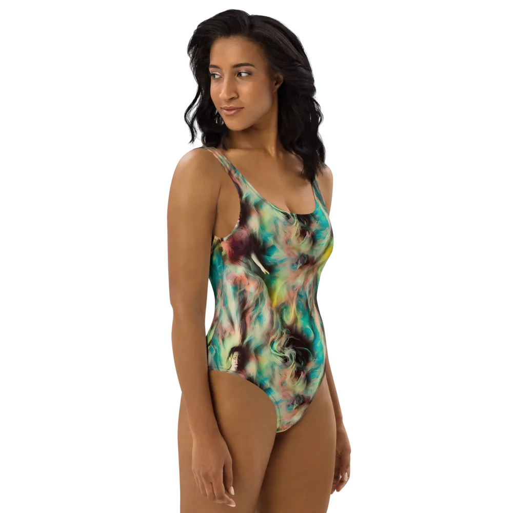 Enchanted Fusion on One-Piece Swimsuit — Right