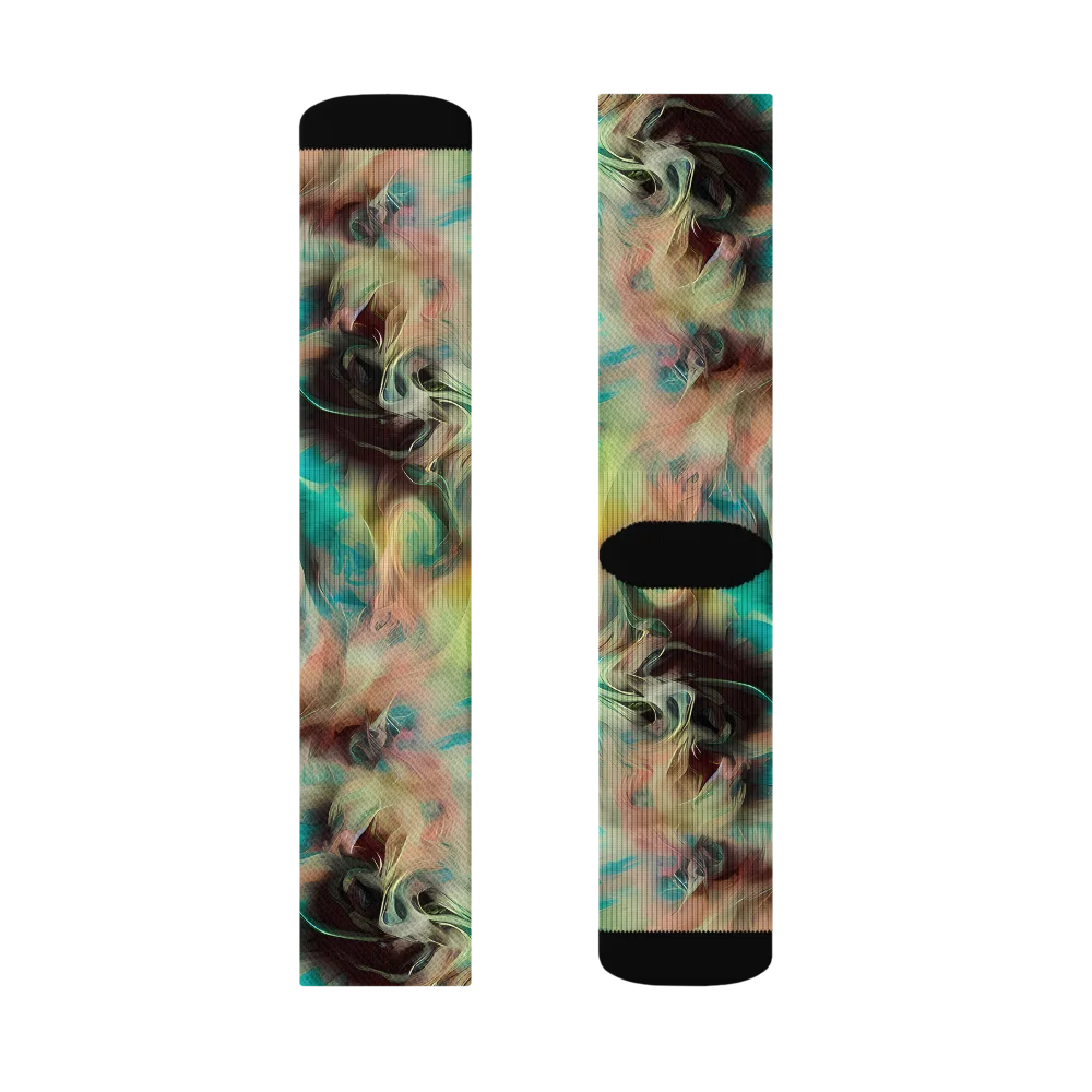 Enchanted Fusion on Socks — Left Sock