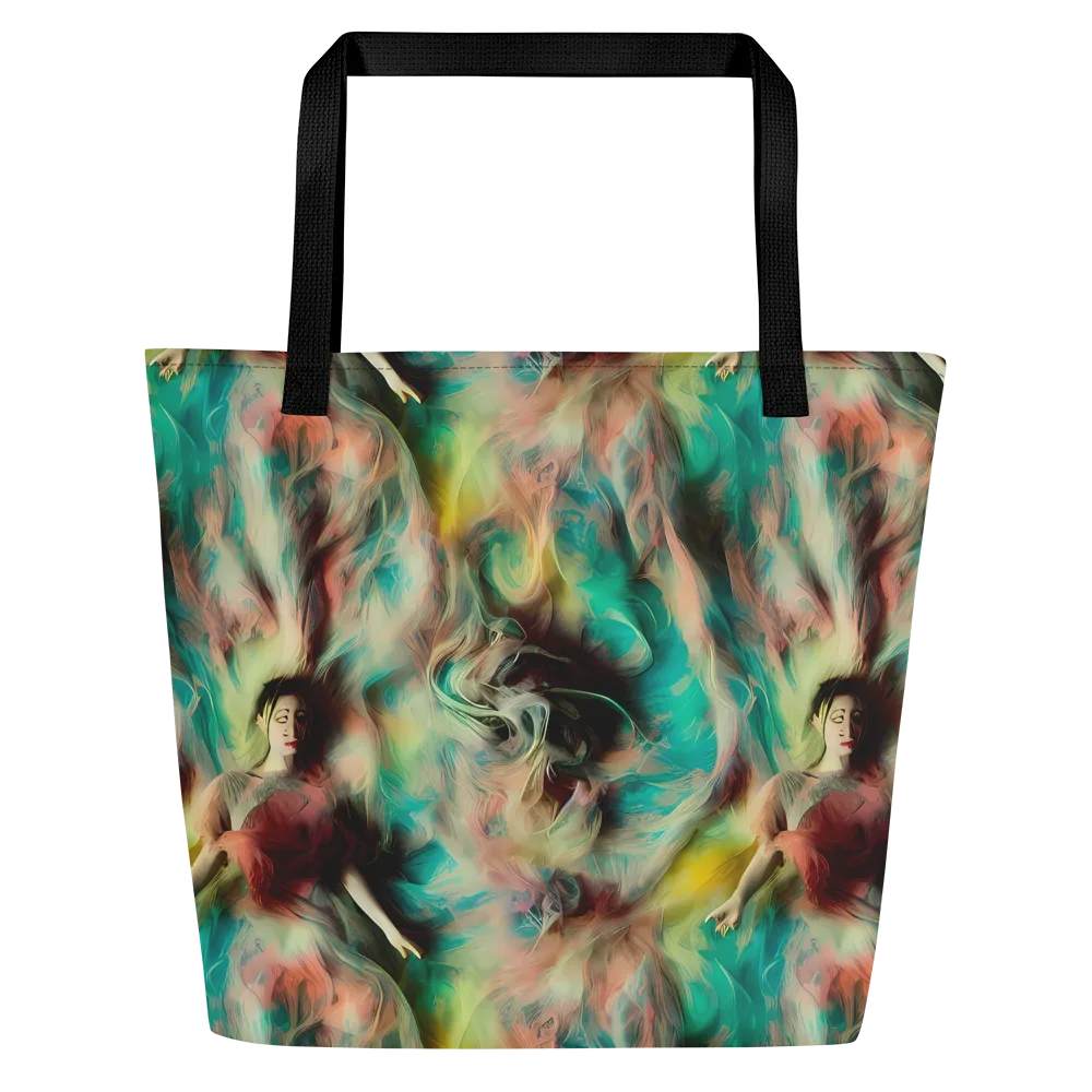 Enchanted Fusion on Large Tote Bag W/ Pocket — Front