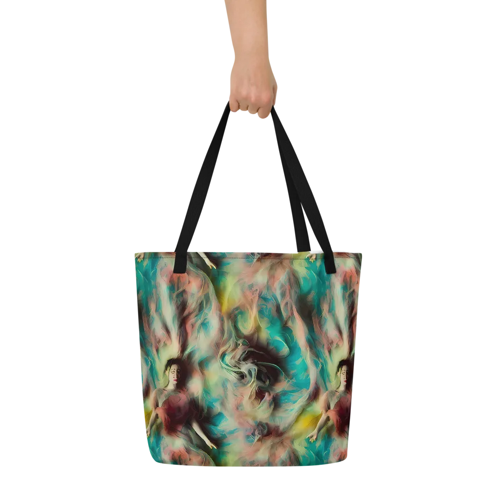 Enchanted Fusion on Large Tote Bag W/ Pocket — Front