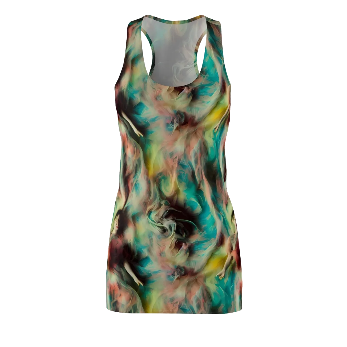 Enchanted Fusion on Racerback Dress — Front
