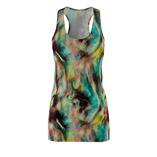 Enchanted Fusion on a Racerback Dress