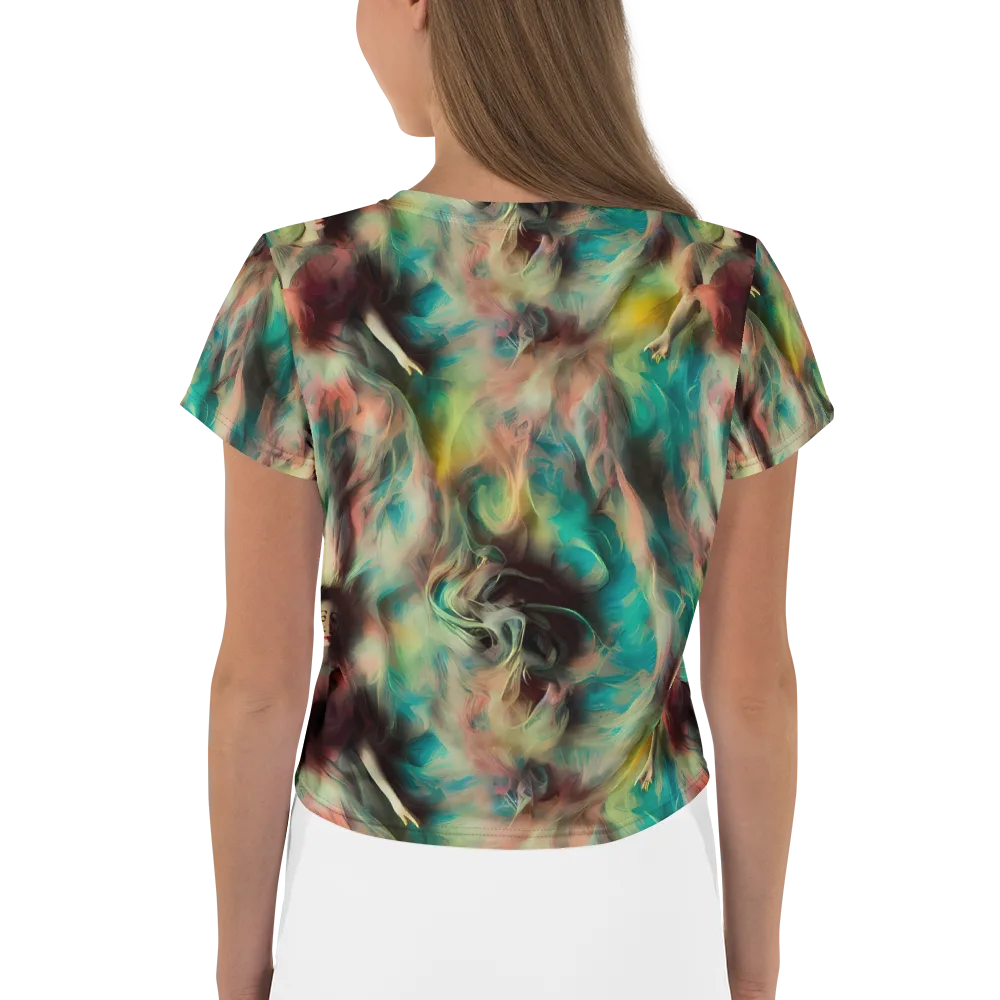 Enchanted Fusion on Crop Tee — Back
