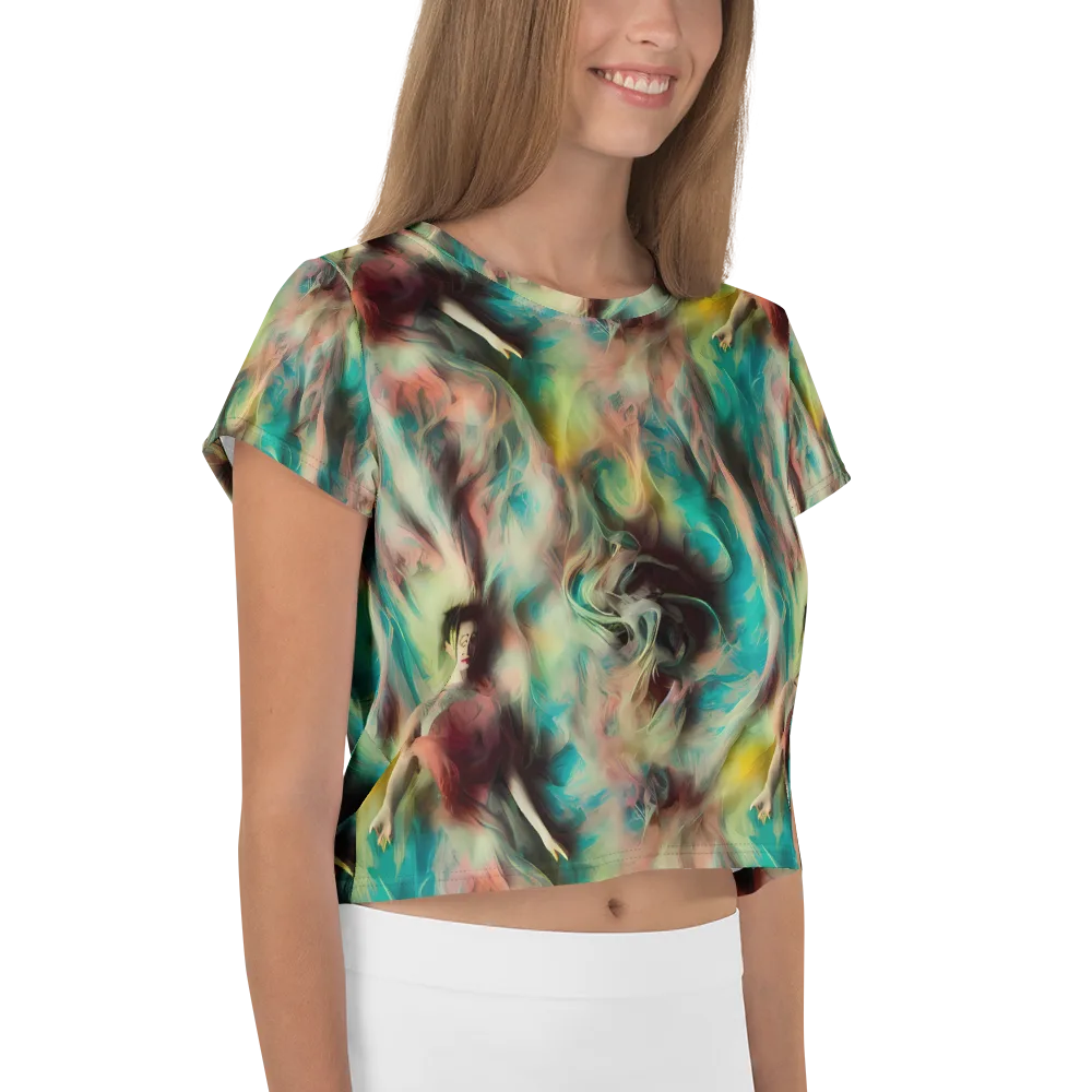 Enchanted Fusion on Crop Tee — Right