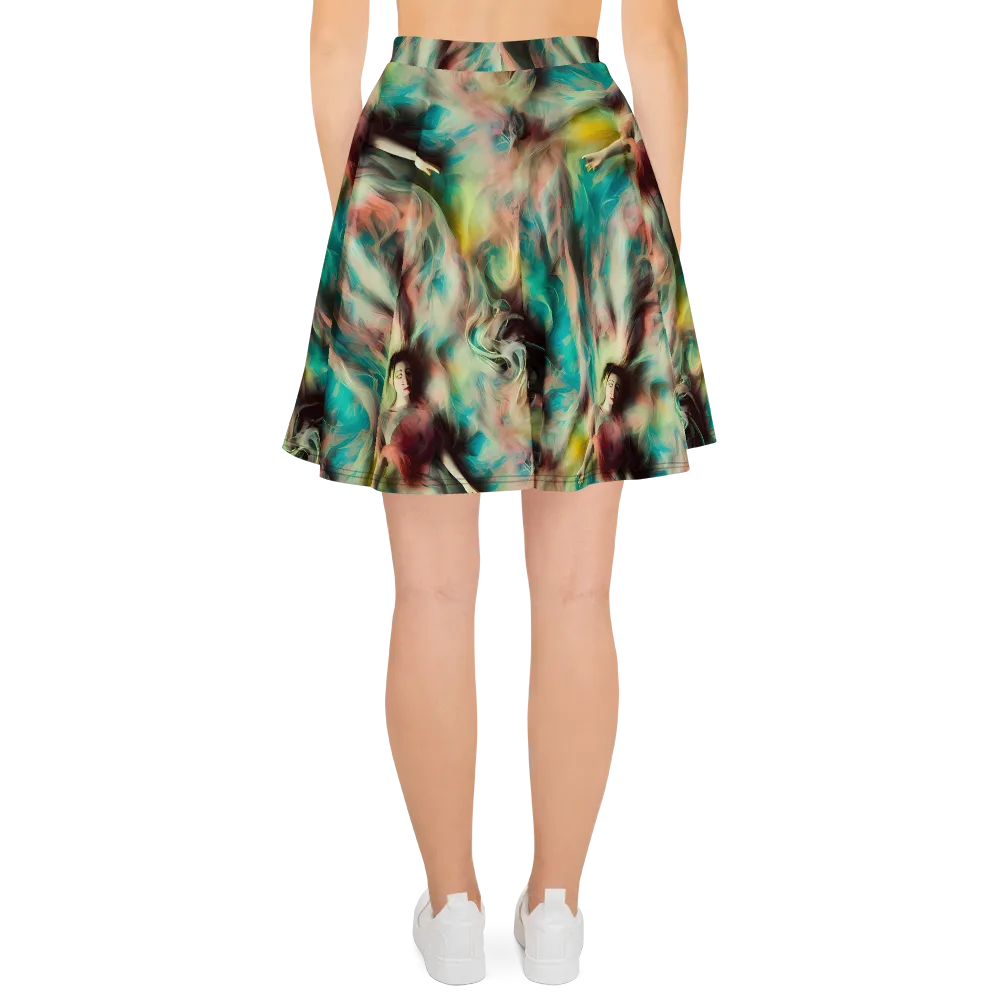 Enchanted Fusion on Skater Skirt — Back