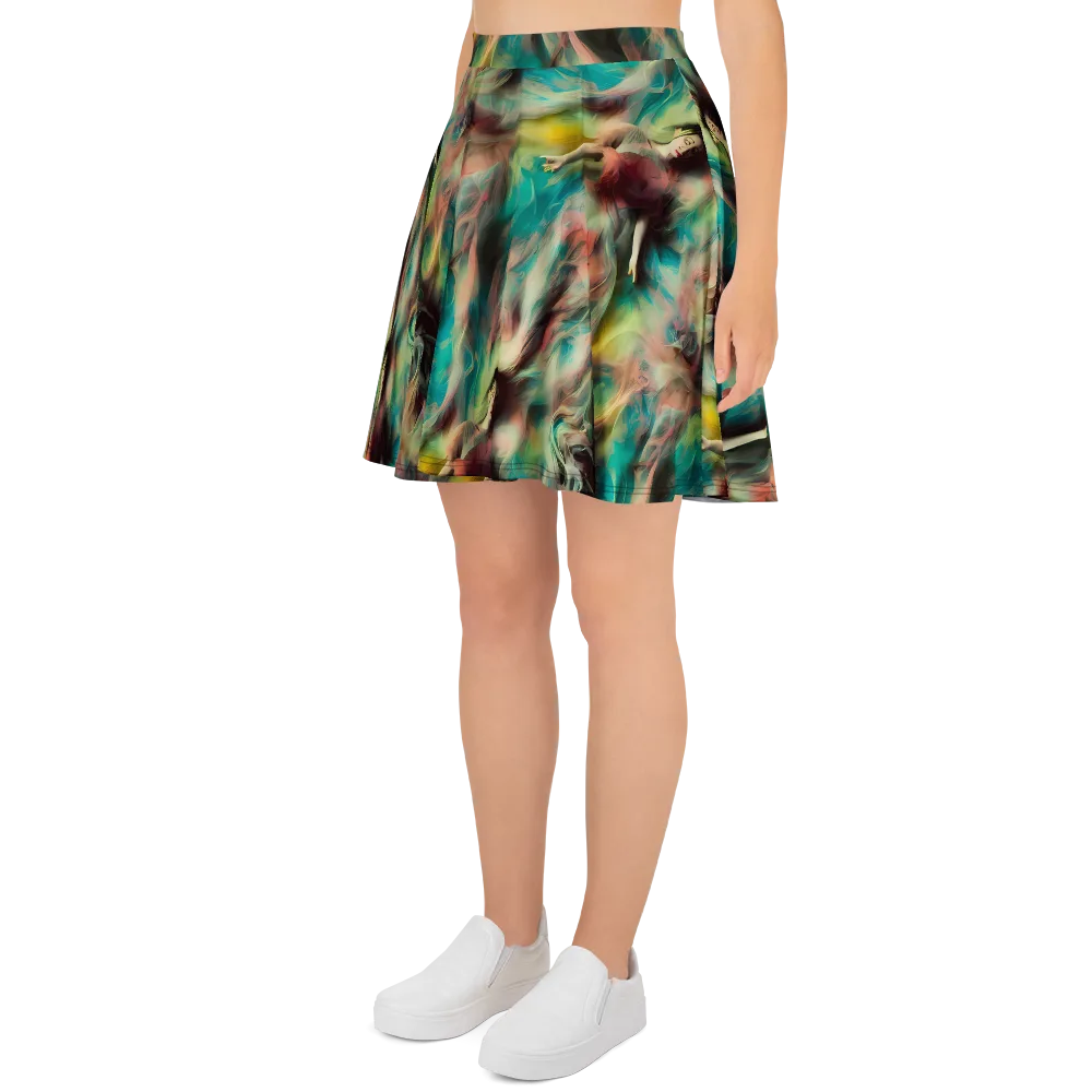 Enchanted Fusion on Skater Skirt — Left