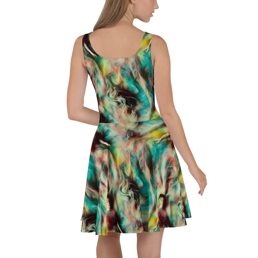 Enchanted Fusion on Skater Dress — Back