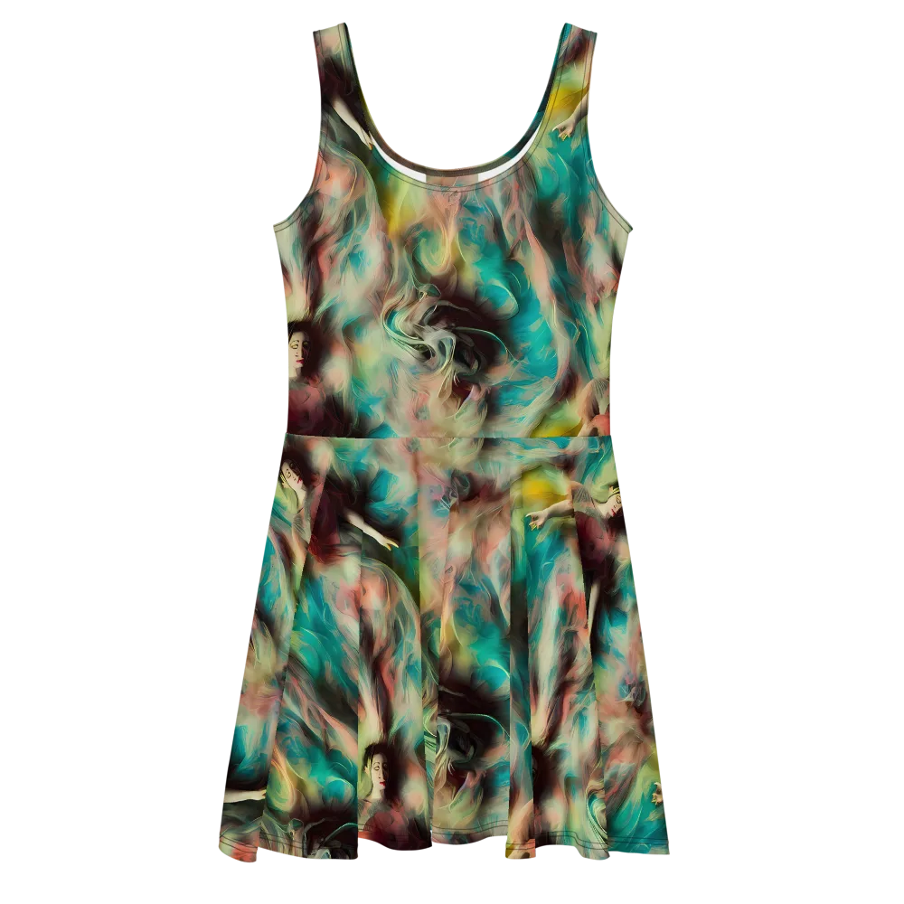 Enchanted Fusion on Skater Dress — Front