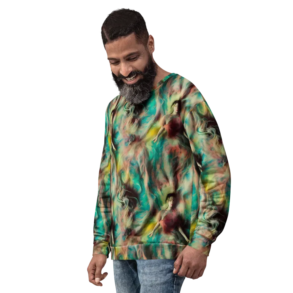 Enchanted Fusion on Sweatshirt — Left Front