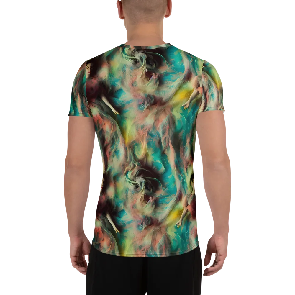 Enchanted Fusion on Men's Athletic T-Shirt — Back