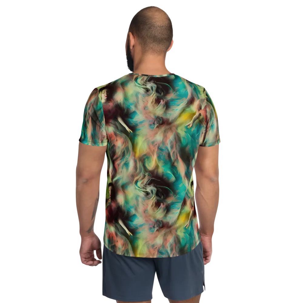 Enchanted Fusion on Men's Athletic T-Shirt — Back