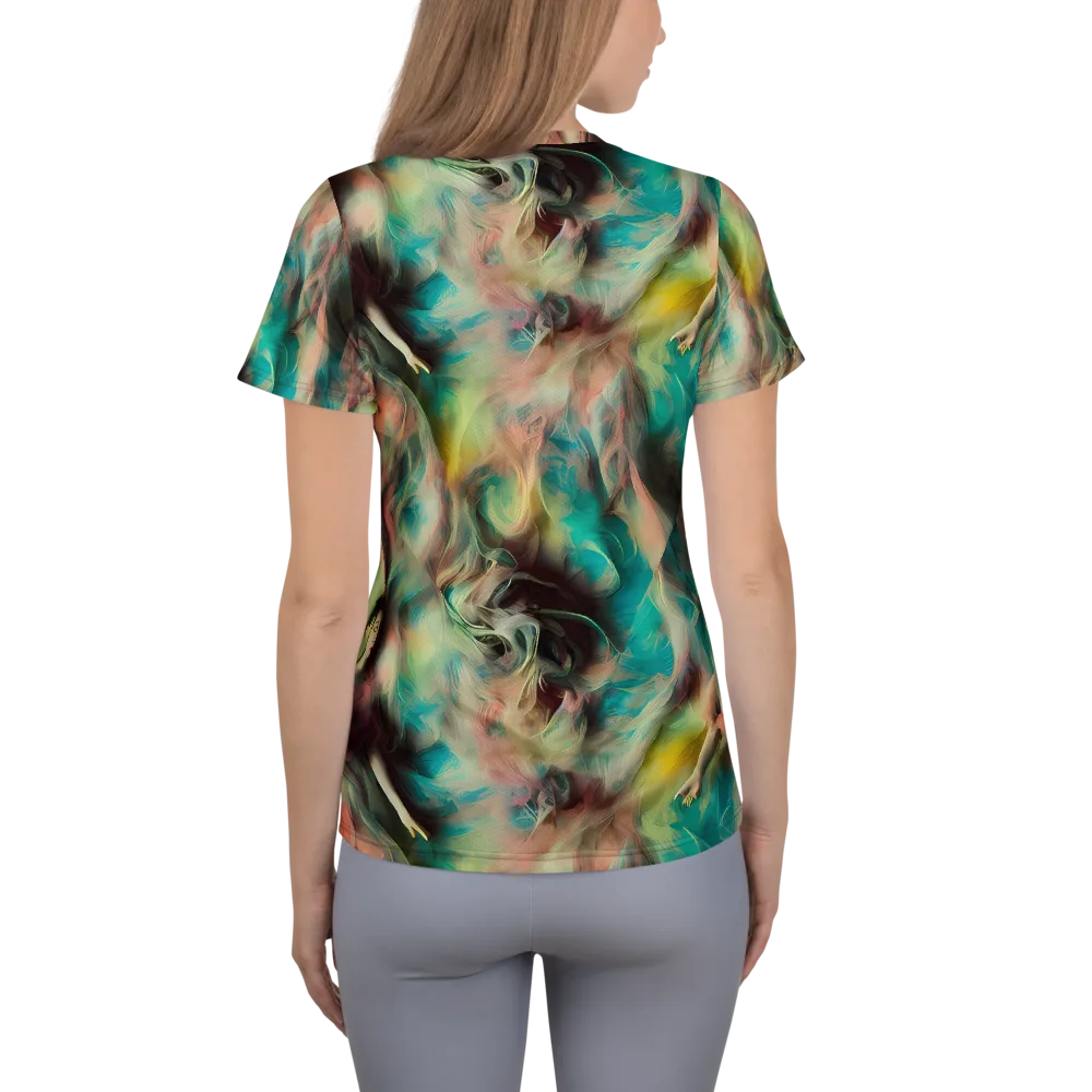 Enchanted Fusion on Women's Athletic T-Shirt — Back