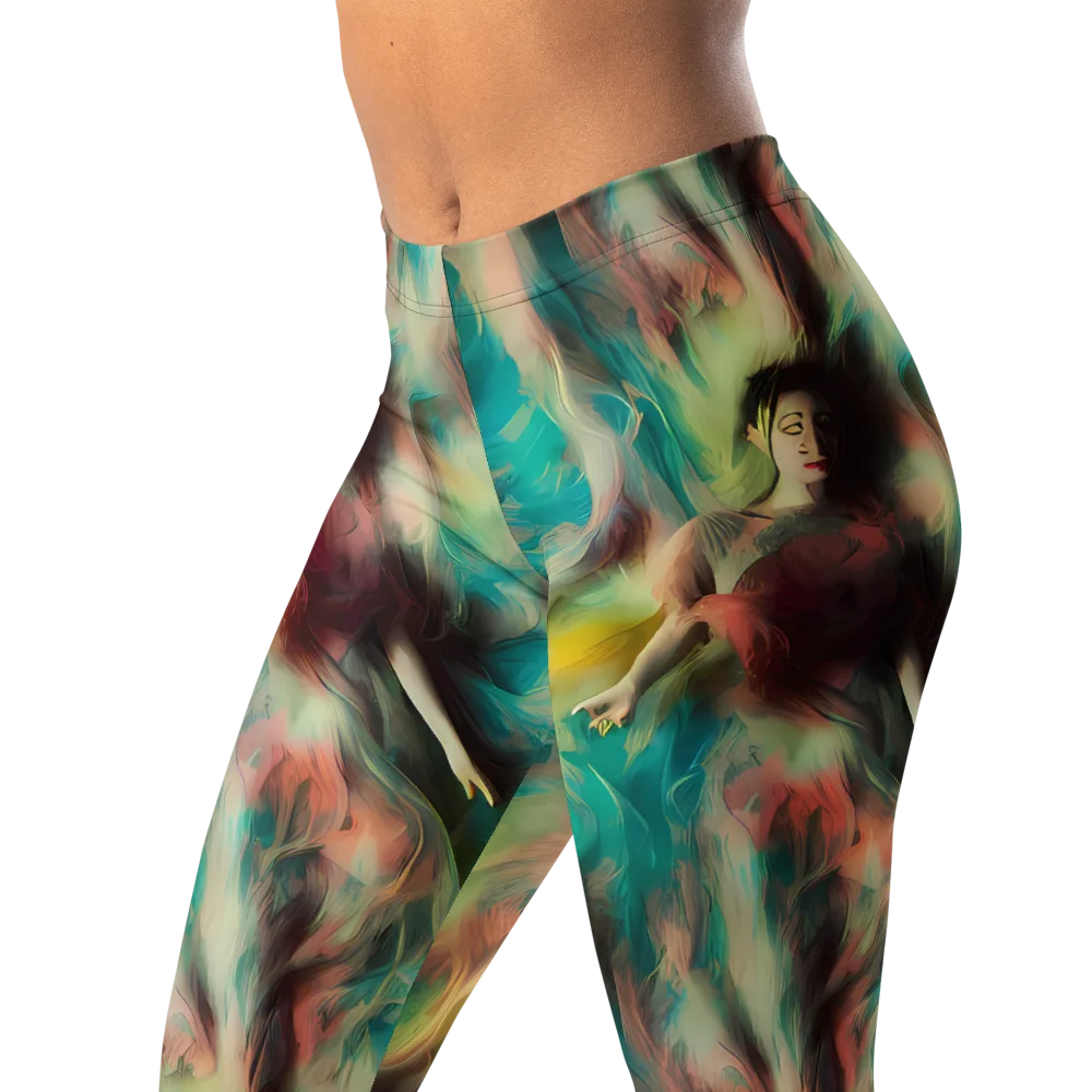 Enchanted Fusion on Leggings — Left Front