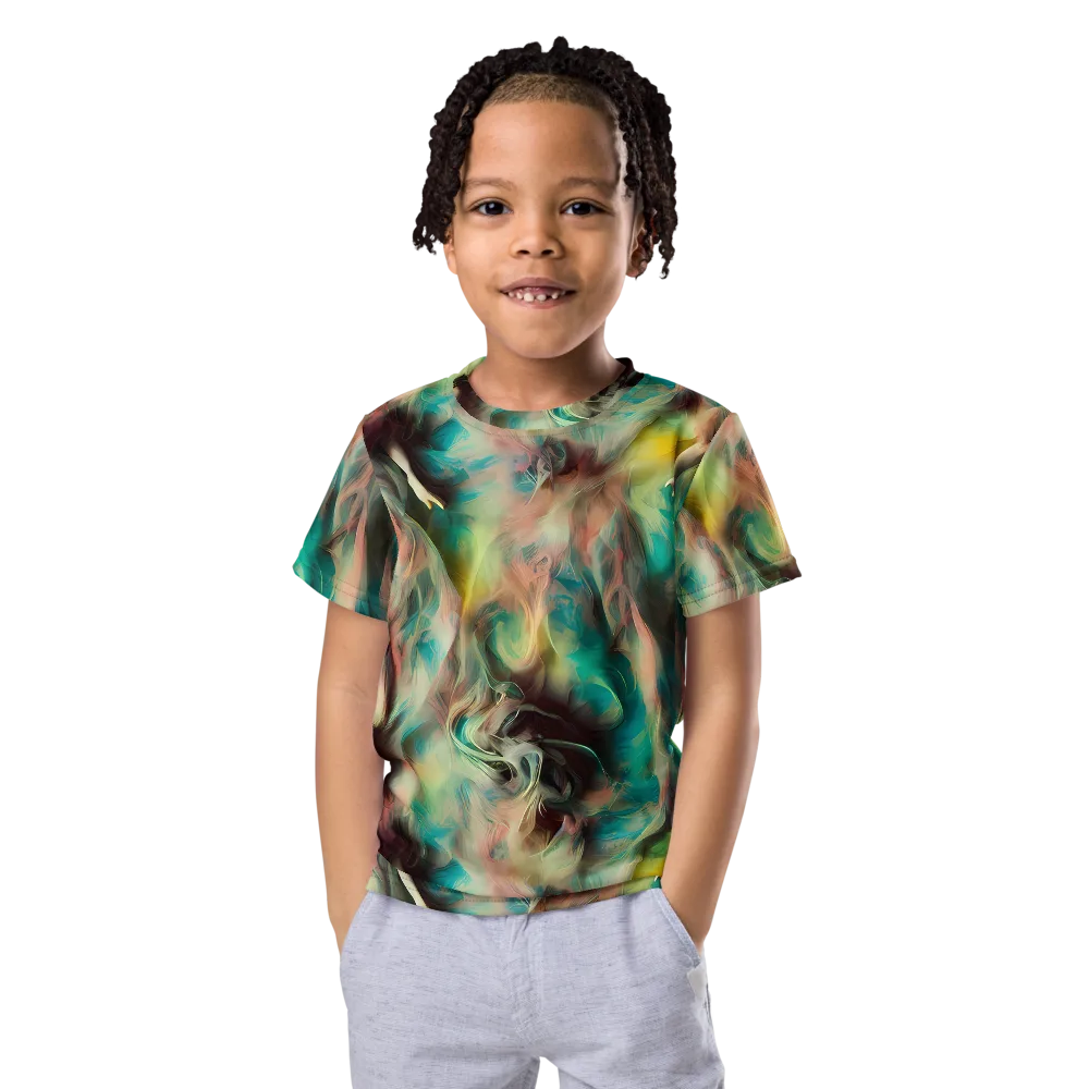 Enchanted Fusion on Kids Crew Neck T-Shirt — Front