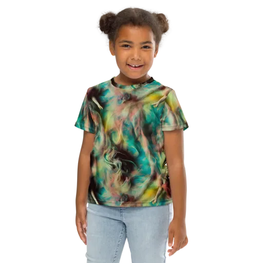 Enchanted Fusion on a Kids Crew Neck T-Shirt