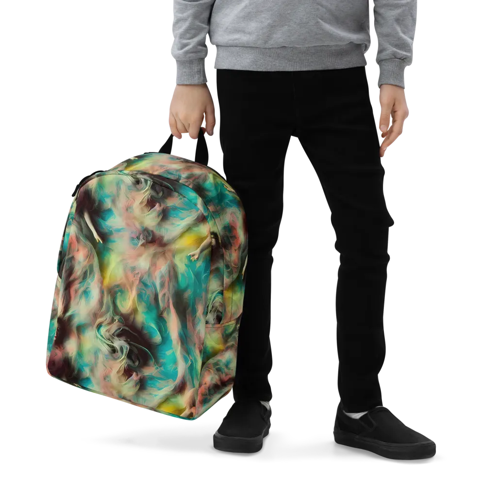 Enchanted Fusion on Minimalist Backpack — Zoomed-in