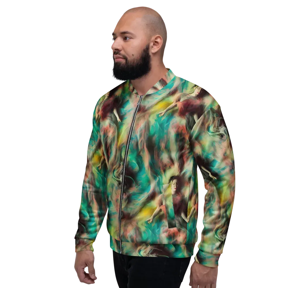 Enchanted Fusion on Bomber Jacket — Left