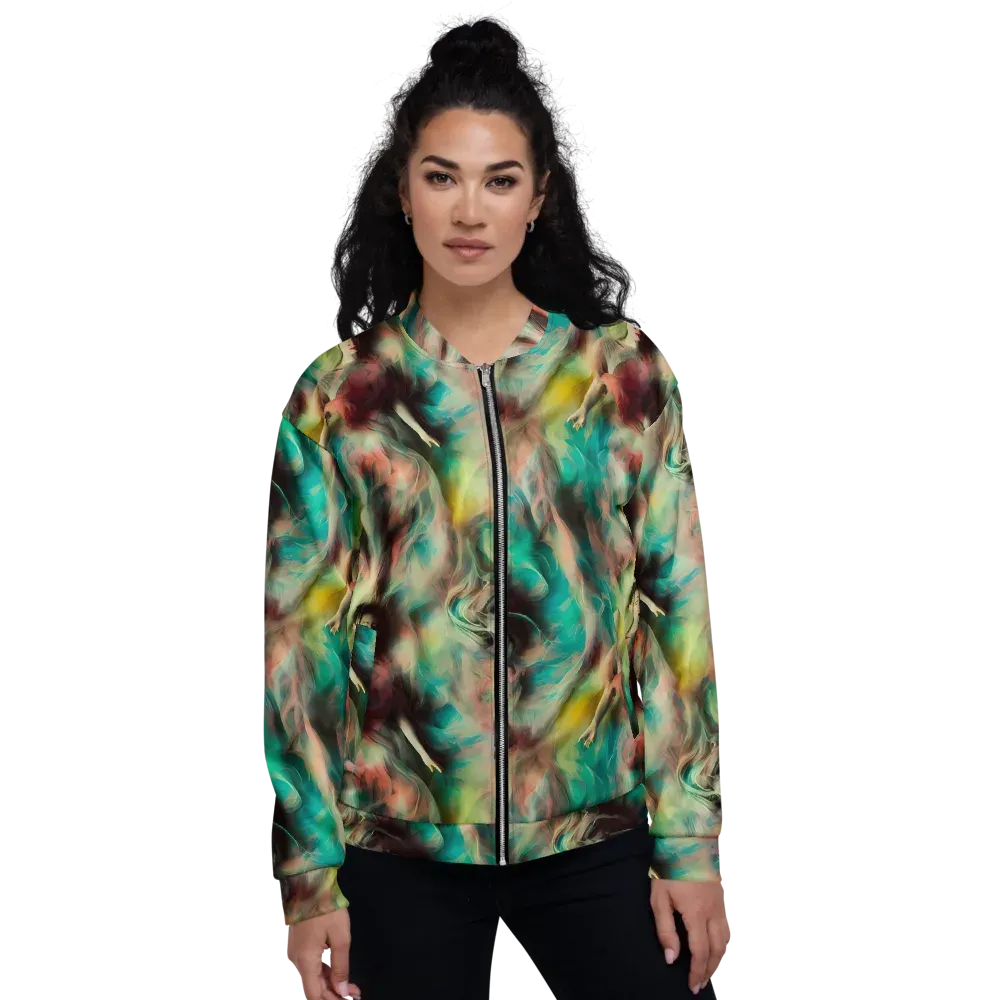 Enchanted Fusion on Bomber Jacket — Front