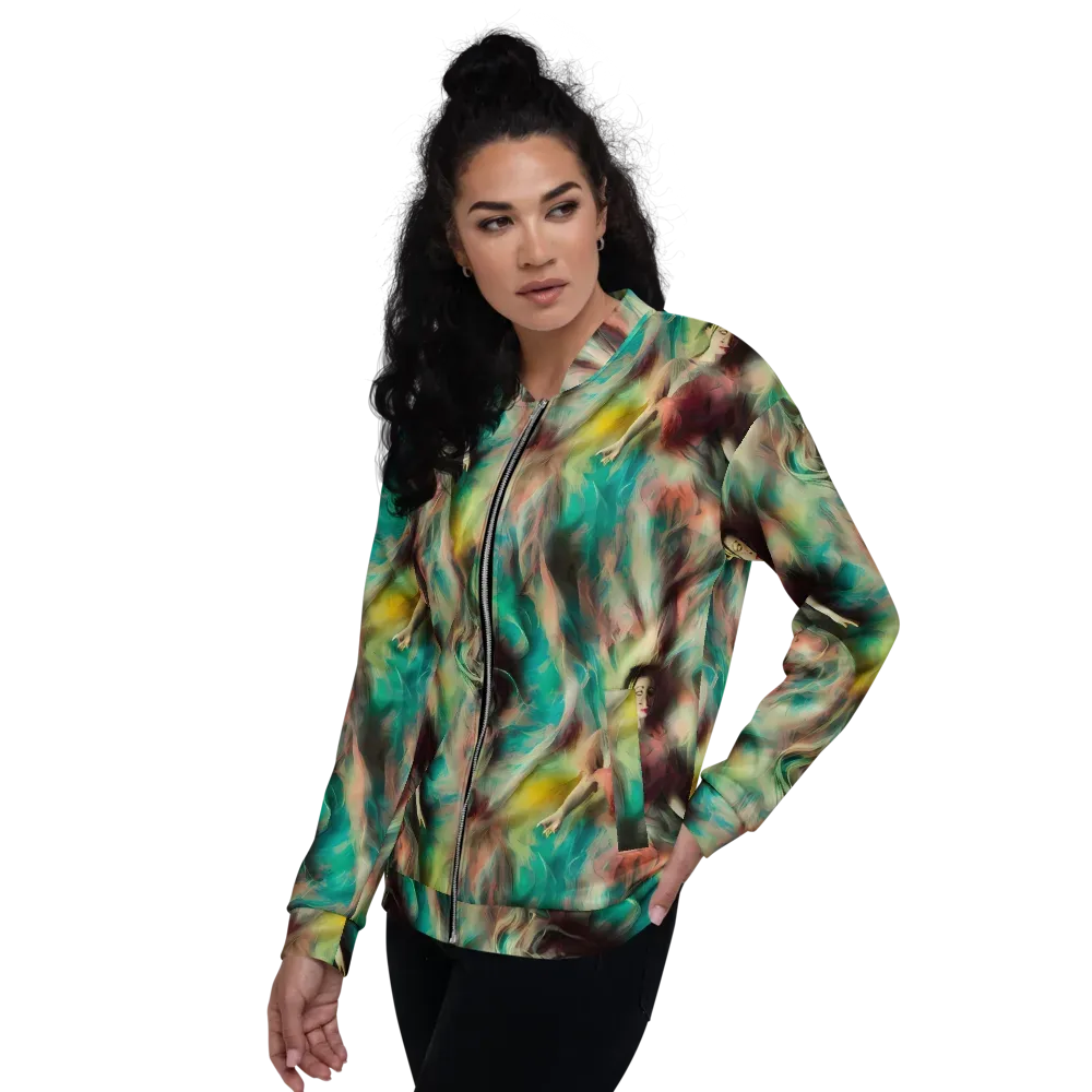Enchanted Fusion on Bomber Jacket — Left