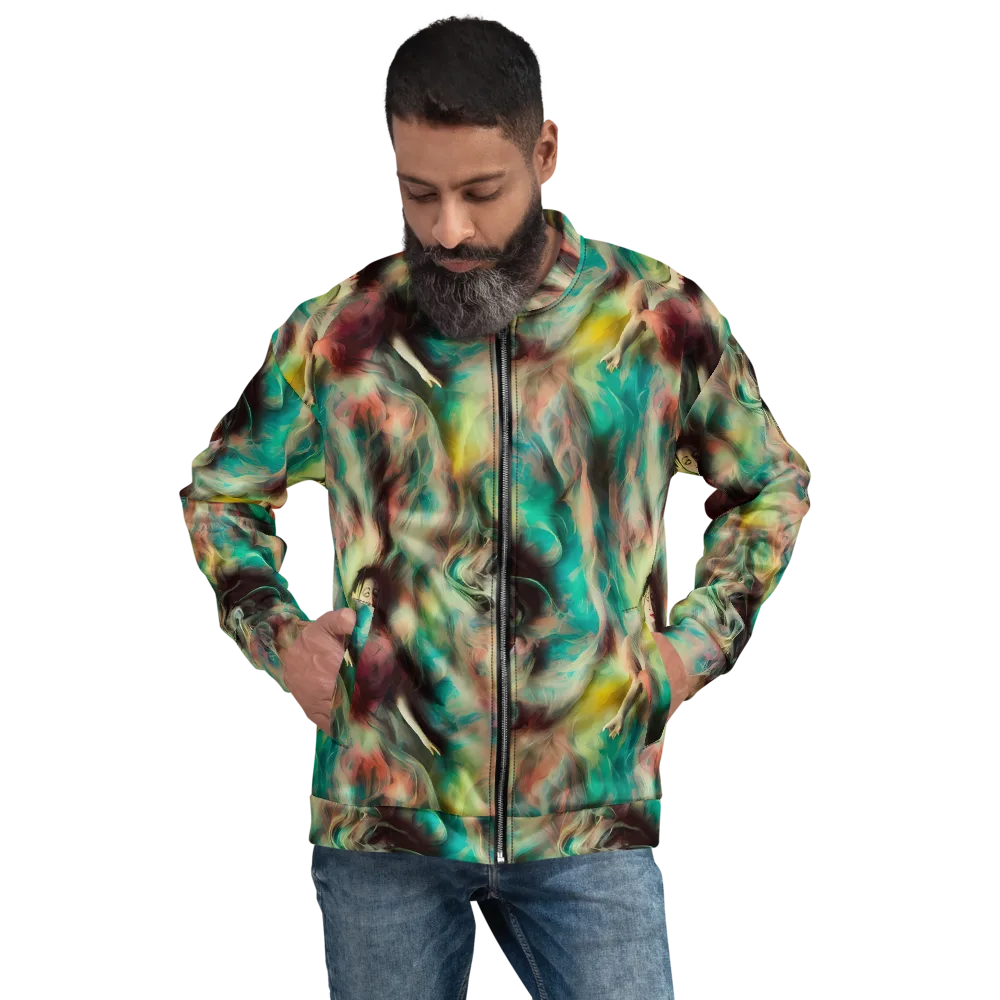 Enchanted Fusion on Bomber Jacket — Front