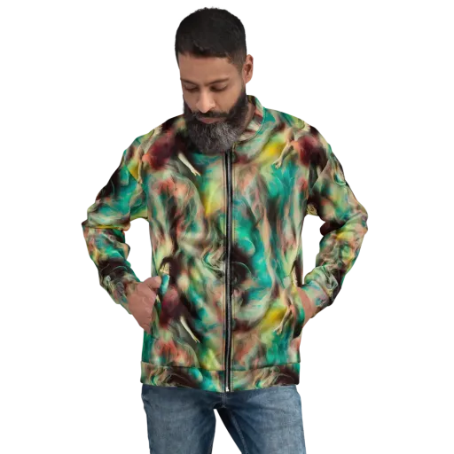 Enchanted Fusion on a Bomber Jacket