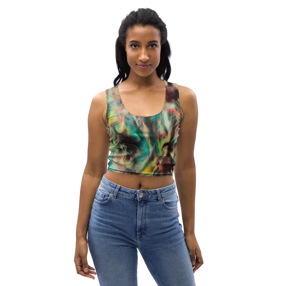 Enchanted Fusion on Crop Top — Front