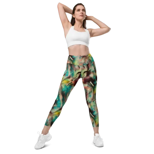 Enchanted Fusion on a Leggings with Pockets