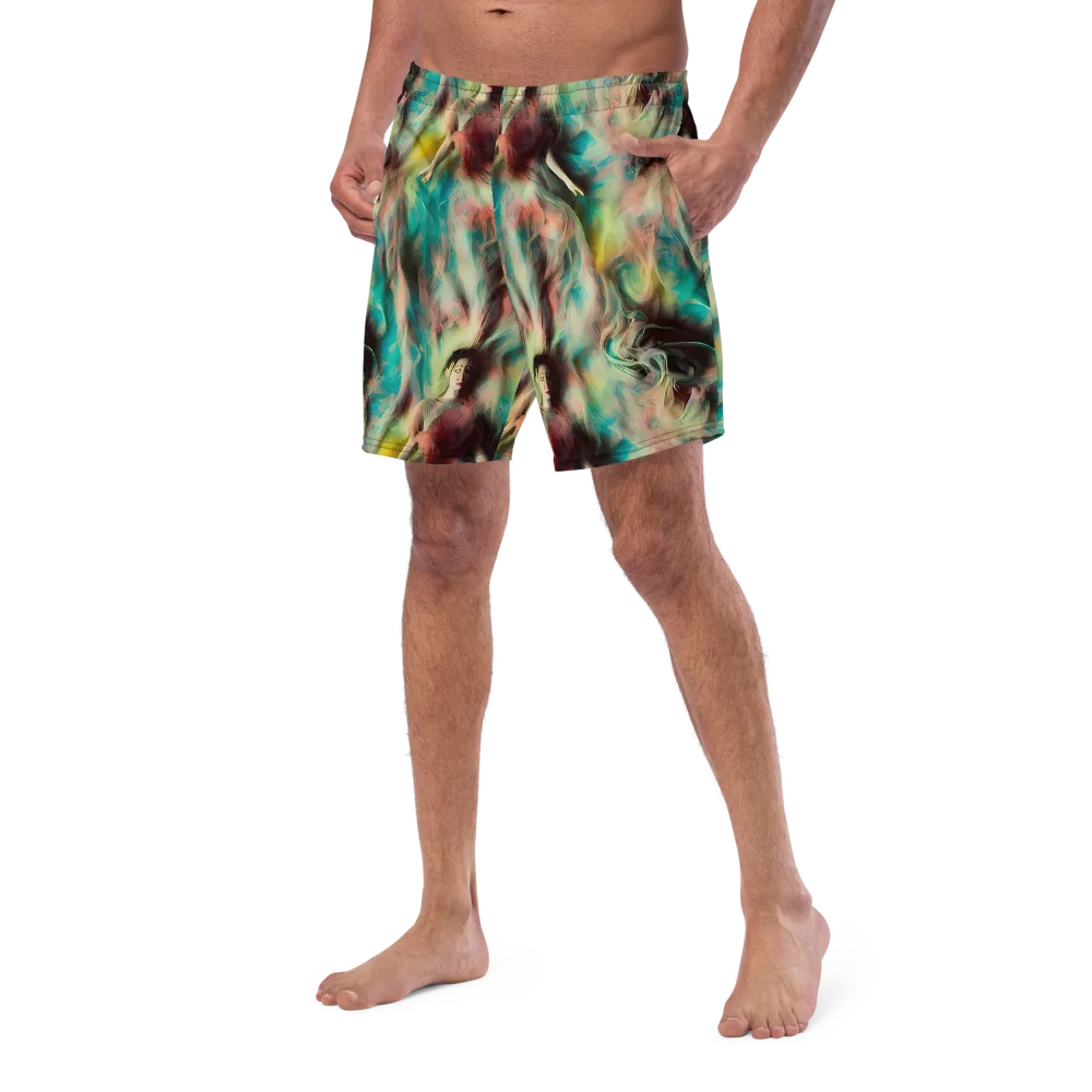 Enchanted Fusion on Swim Trunks — Left Front