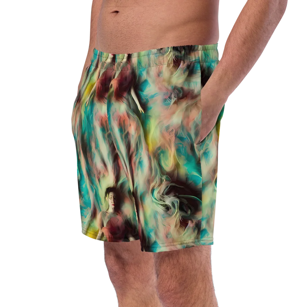 Enchanted Fusion on Swim Trunks — Left Front