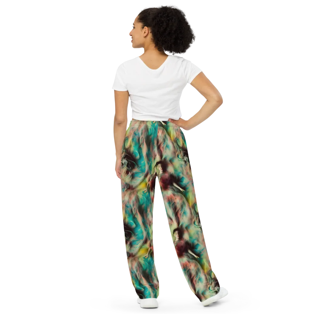 Enchanted Fusion on Wide-Leg Pants — Back