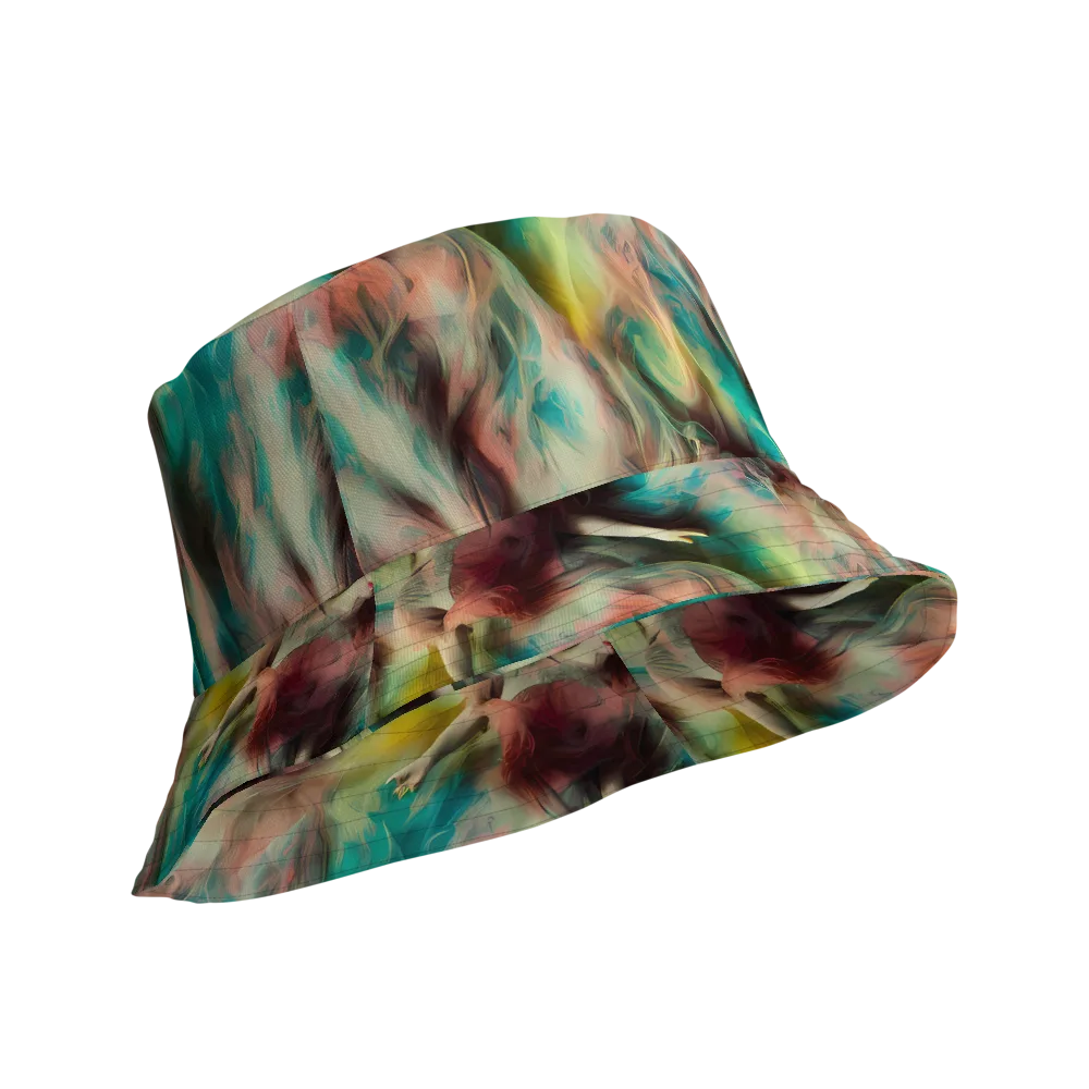Enchanted Fusion on Reversible Bucket Hat — Product details Outside